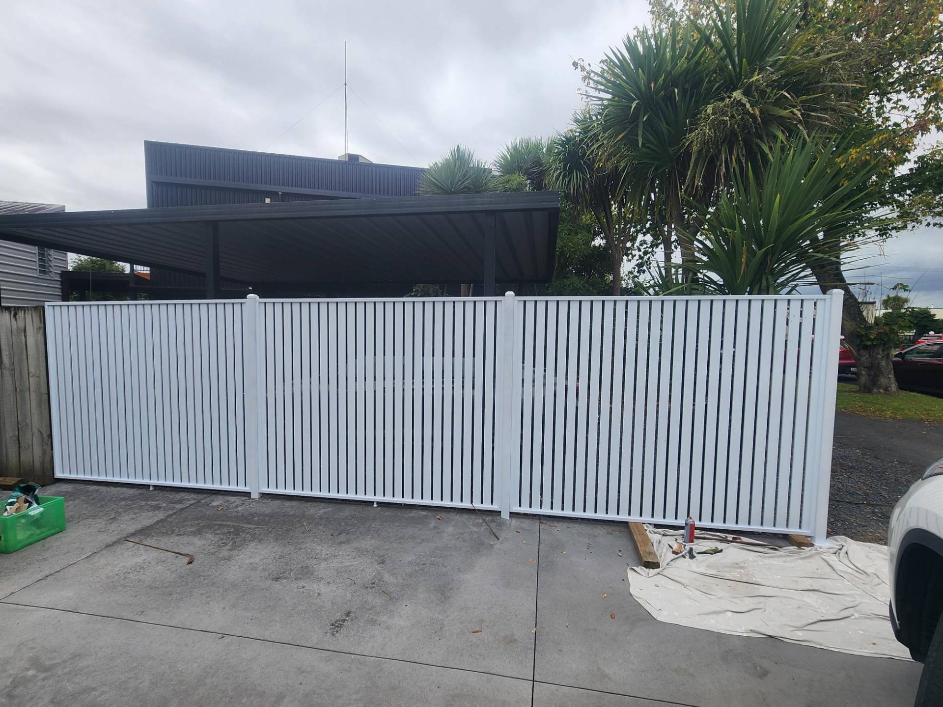 Slat Panel Vertical White