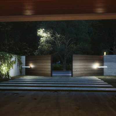 Double Swing Arms with Lights