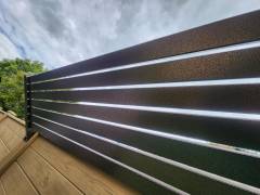 Slat Semi Privacy Top Rails