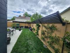Slat Semi Privacy Top Rails